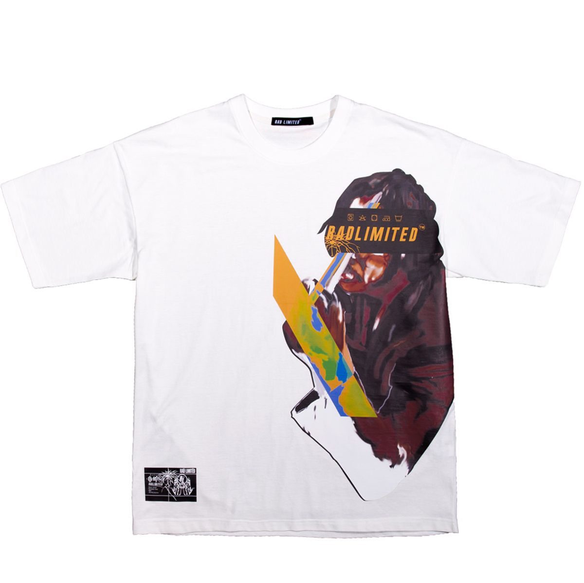 라드리미티드(RAD LIMITED) 나이프 티셔츠 화이트