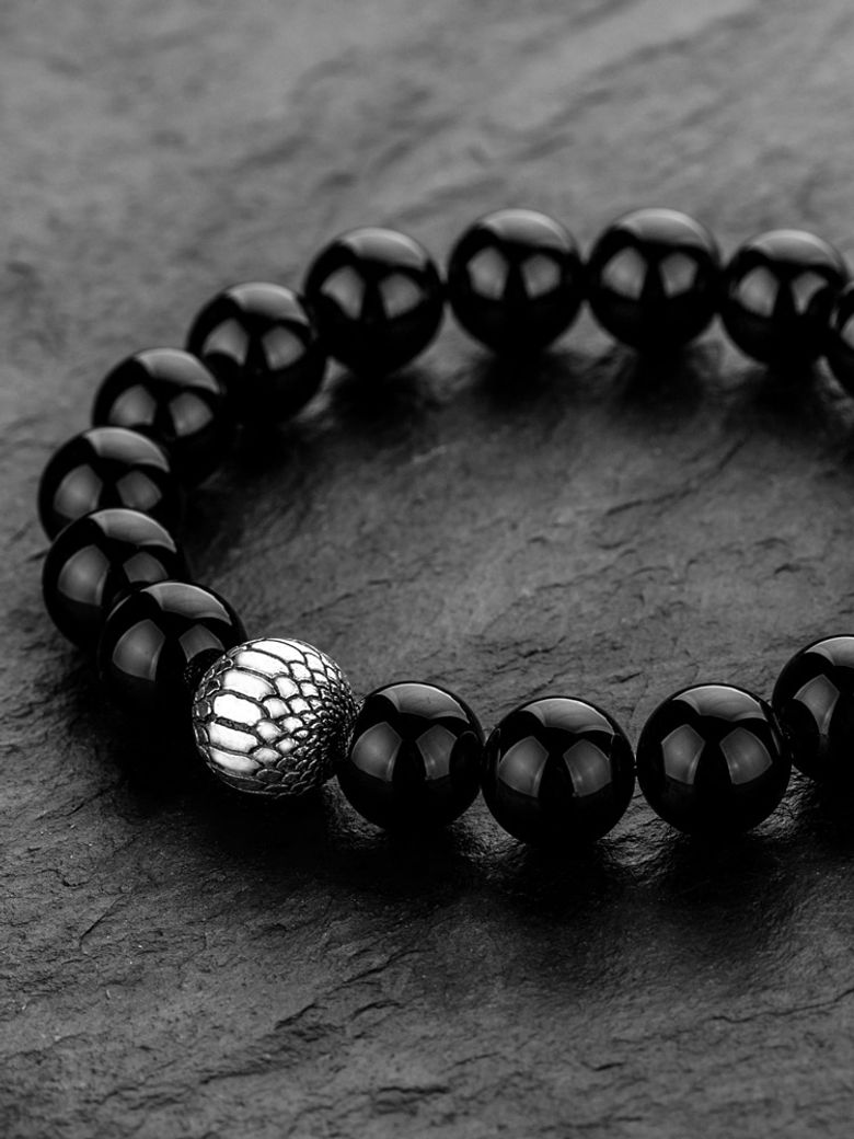 ONYX SILVER BRACELET