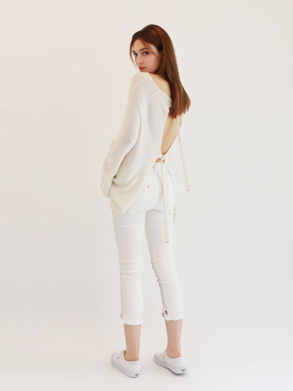 블라뱅(BLAHBANG) 홀가먼트 섹시백 (white)