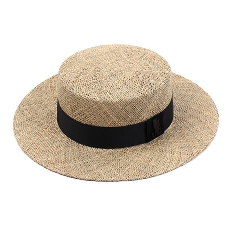 Bau Flat Long Panama Hat BK 파나마햇