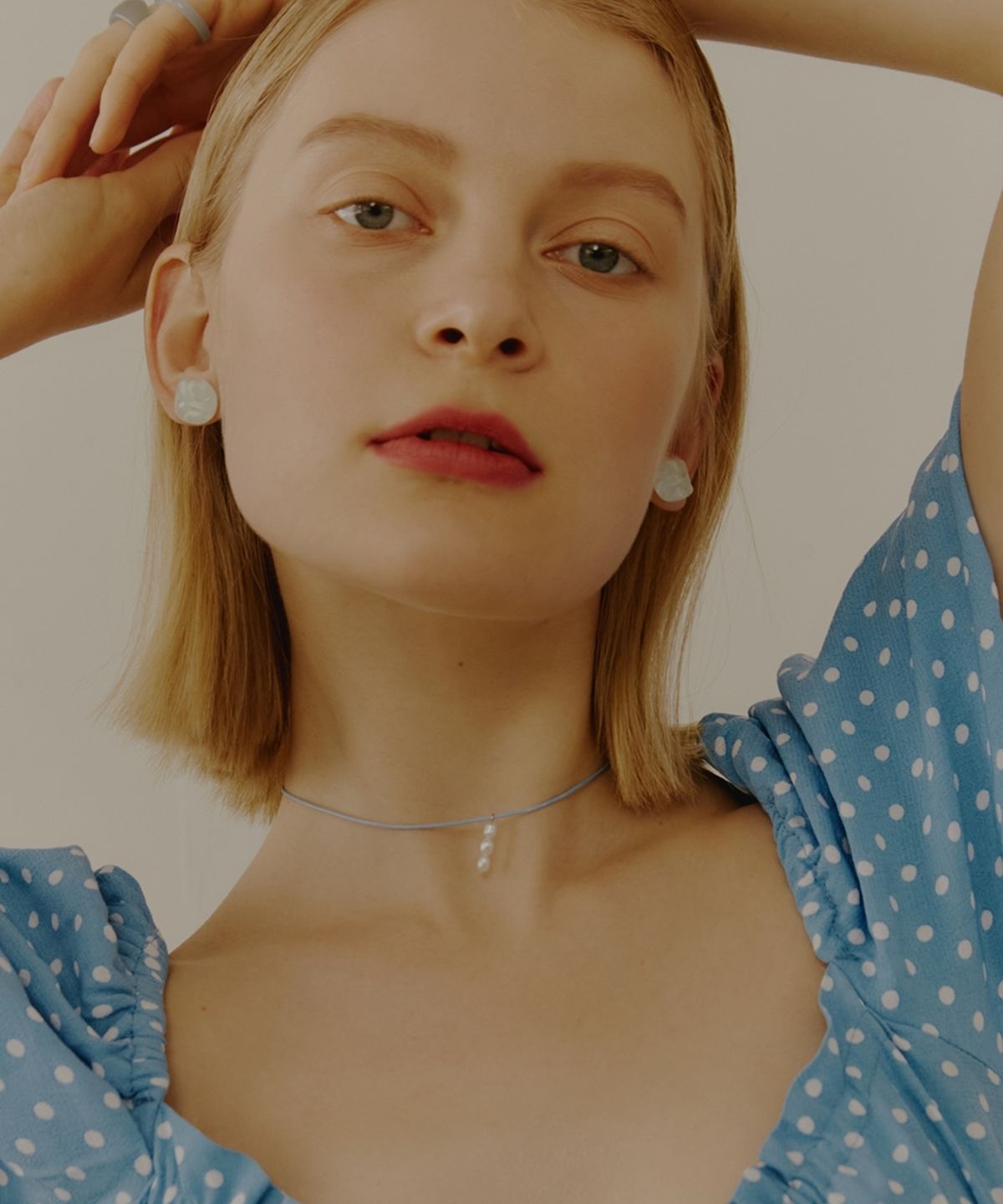 러브미몬스터(LOVE ME MONSTER) ViVi Pearl Choker