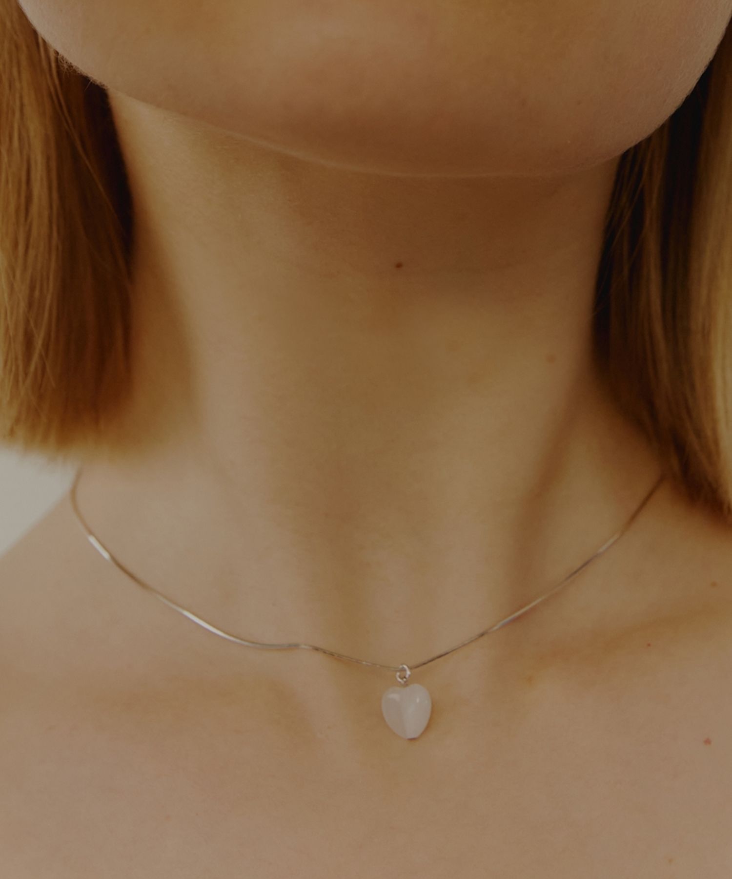 [LOVE ME MONSTER] Silver 925☆Pure Heart Necklace MUSINSA公式 | LOVE ME MONSTER [Silver] Pure Heart Necklace