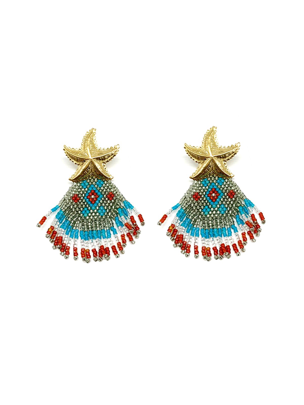 오키디루포(OCCHI DI LUPO) Starfish Moroccan earring