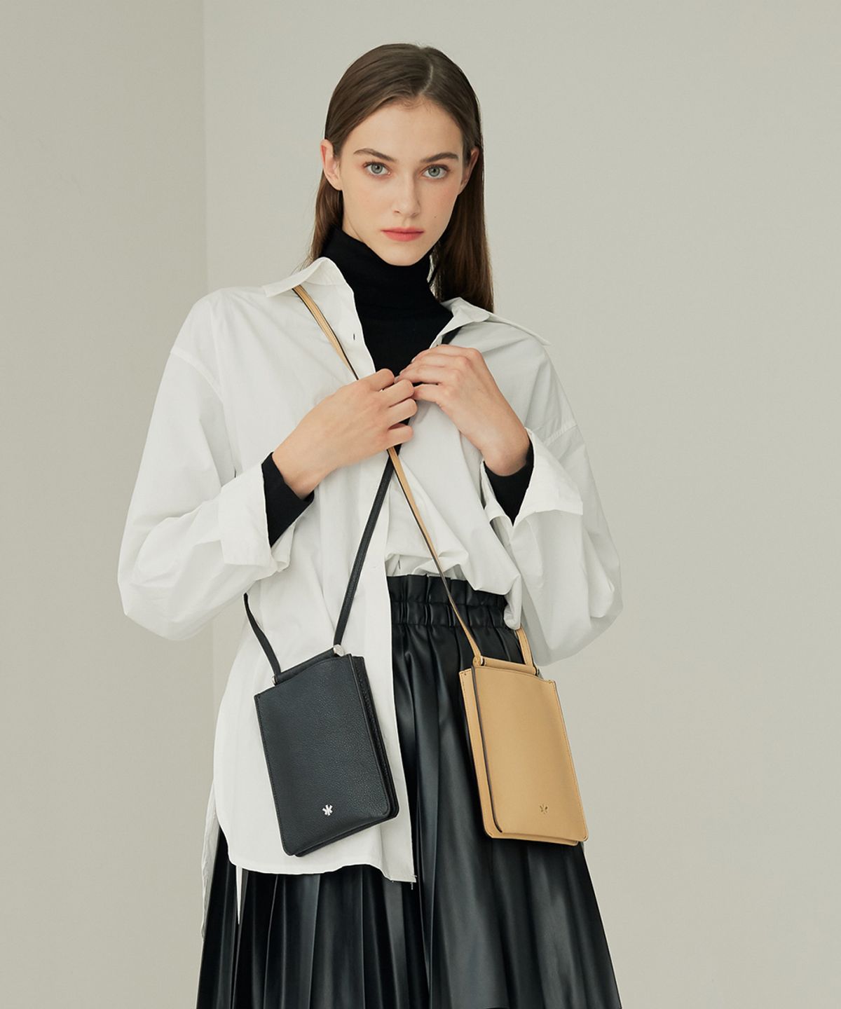 케네스영(KENNETH YOUNG) Del mar Micro Bag - Honey gold