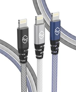 [2개]펜스 고속 충전 케이블 (8핀/C타입/5핀)