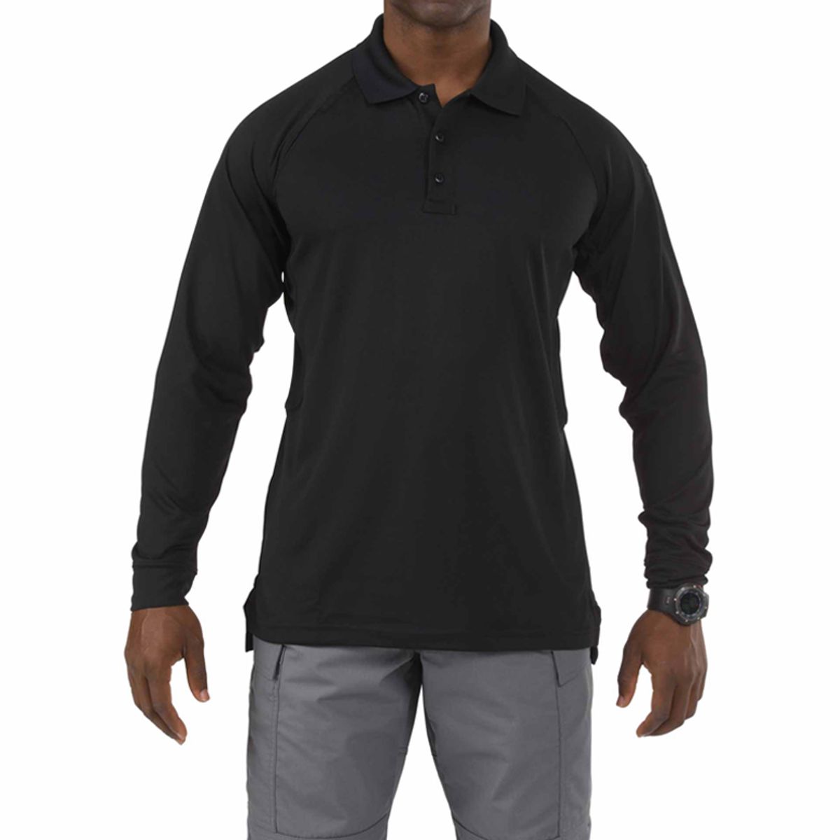 5.11택티컬(5.11 TACTICAL) 5.11 택티컬 퍼포먼스 폴로 긴팔 (블랙)