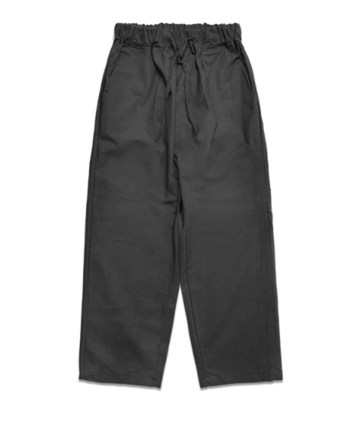 유니어패럴(UNI APPAREL) 린넨 와이드 크롭 팬츠 블랙