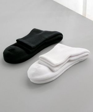 1130 쿠션 미들 크루삭스 5켤레 (2색상)