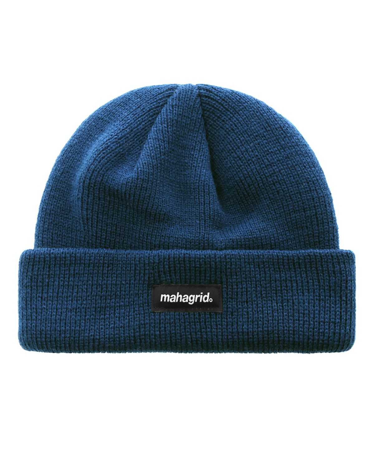마하그리드(MAHAGRID) ORIGIN LOGO SHORT BEANIE BLUE(MG2AFMAB23A)