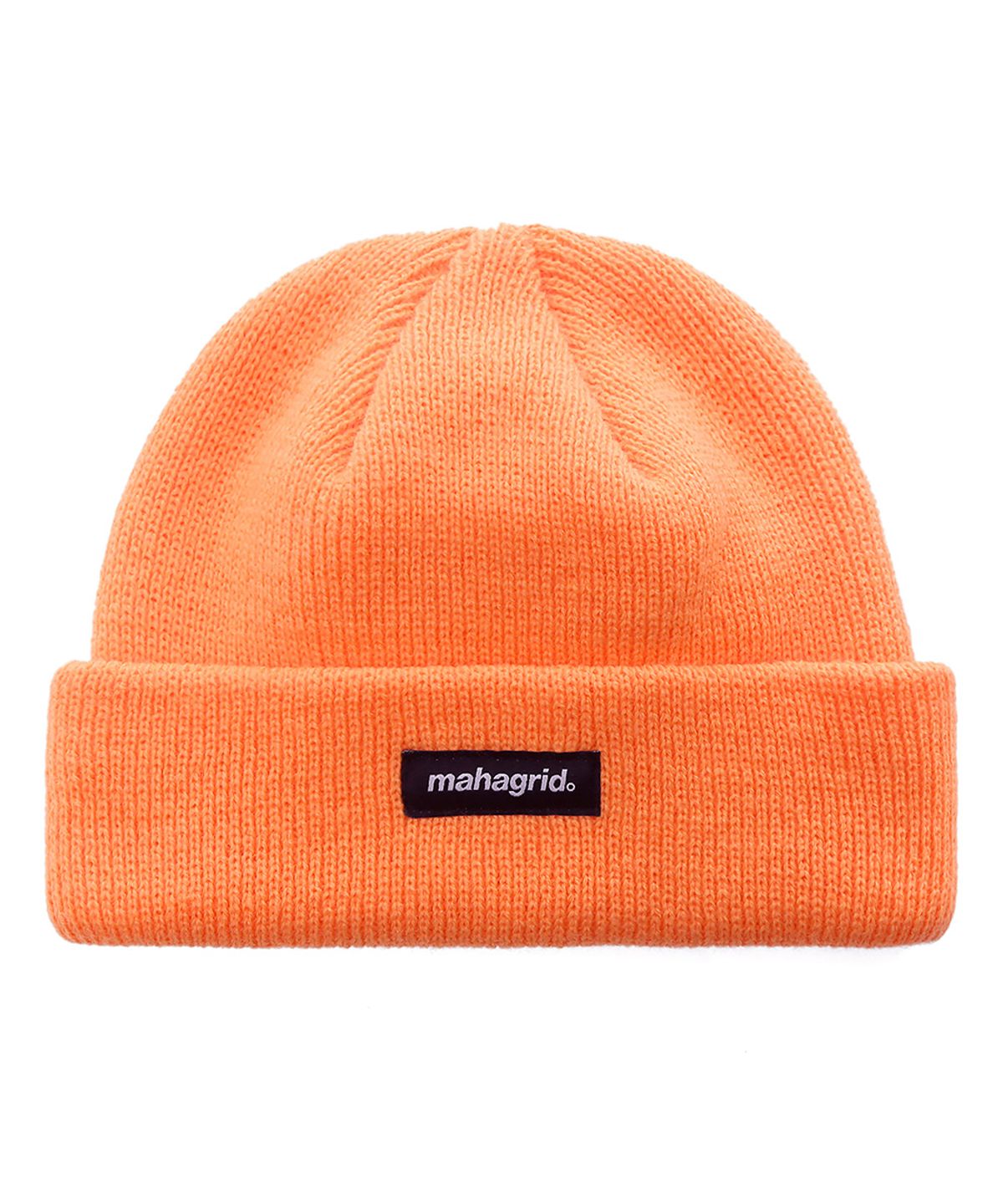 마하그리드(MAHAGRID) ORIGIN LOGO SHORT BEANIE ORANGE(MG2AFMAB23A)