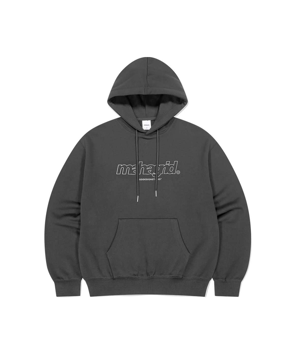 마하그리드(MAHAGRID) THIRD LOGO HOODIE CHARCOAL(MG2BSMM430A)