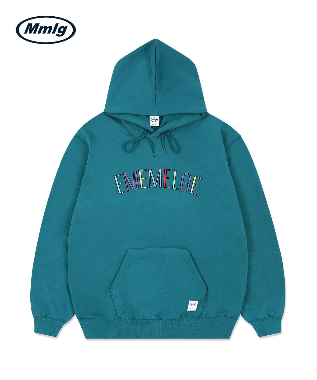 さらに100円引き◆87MM◆MMLG◆EMEMELGE EMB. HOOD MUSINSA | MMLG [Mmlg] EMEMELGE EMB. HOOD (TEAL BLUE)