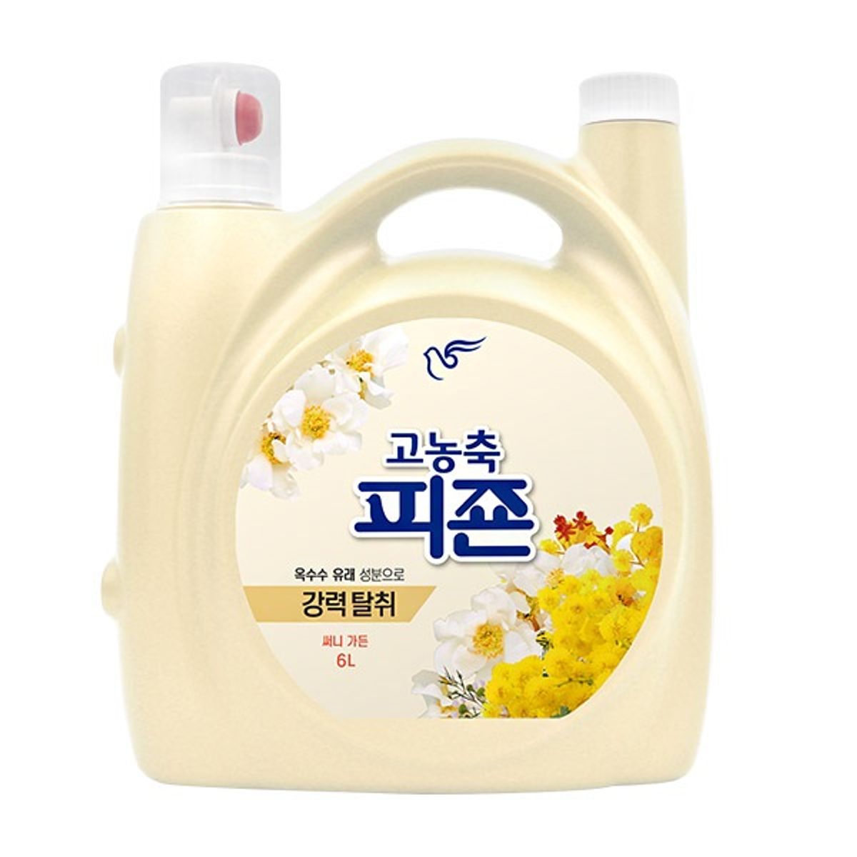 피죤(PIGEON) 피죤 고농축 대용량 섬유유연제 6L (로맨틱,써니,오션) 일반드럼겸용