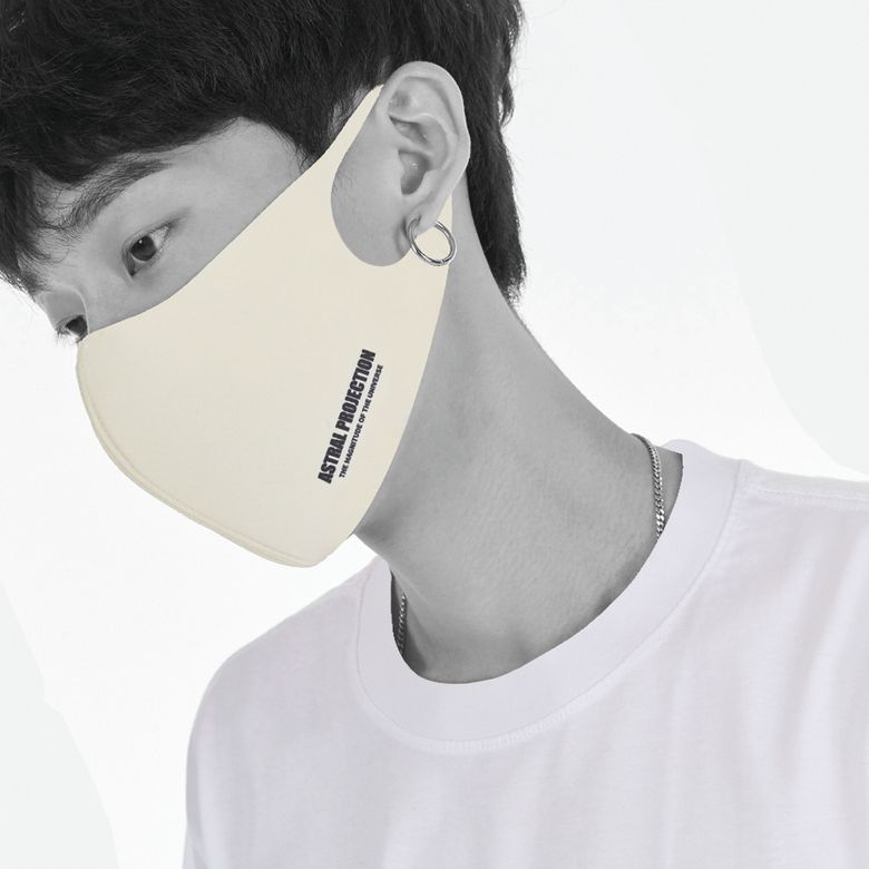 에어프레임 페이스 핏 마스크_베이직 로고_아이보리