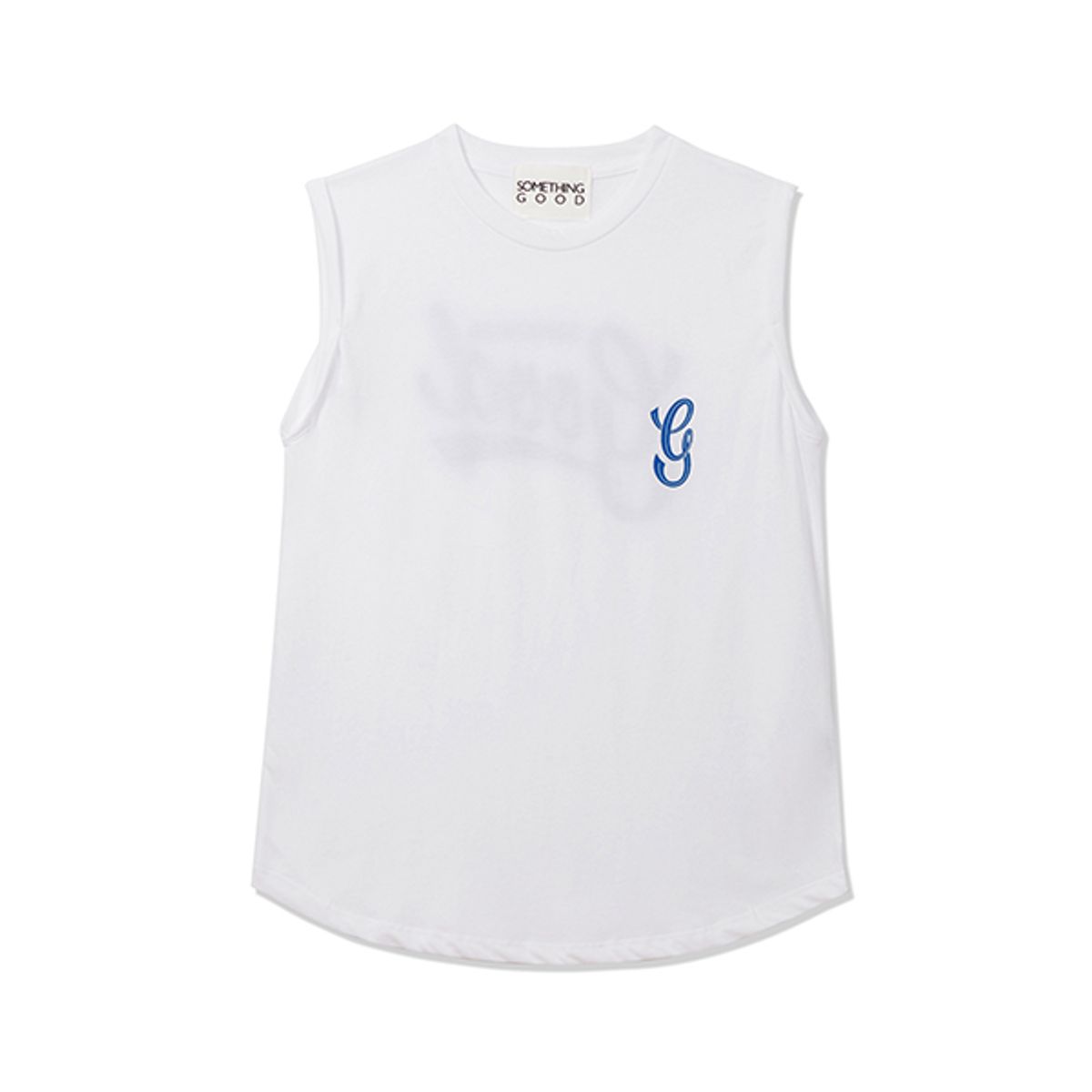 썸띵굿(SOMETHING GOOD) Irvan X SOMETHINGGOOD Sleeveless_WHITE