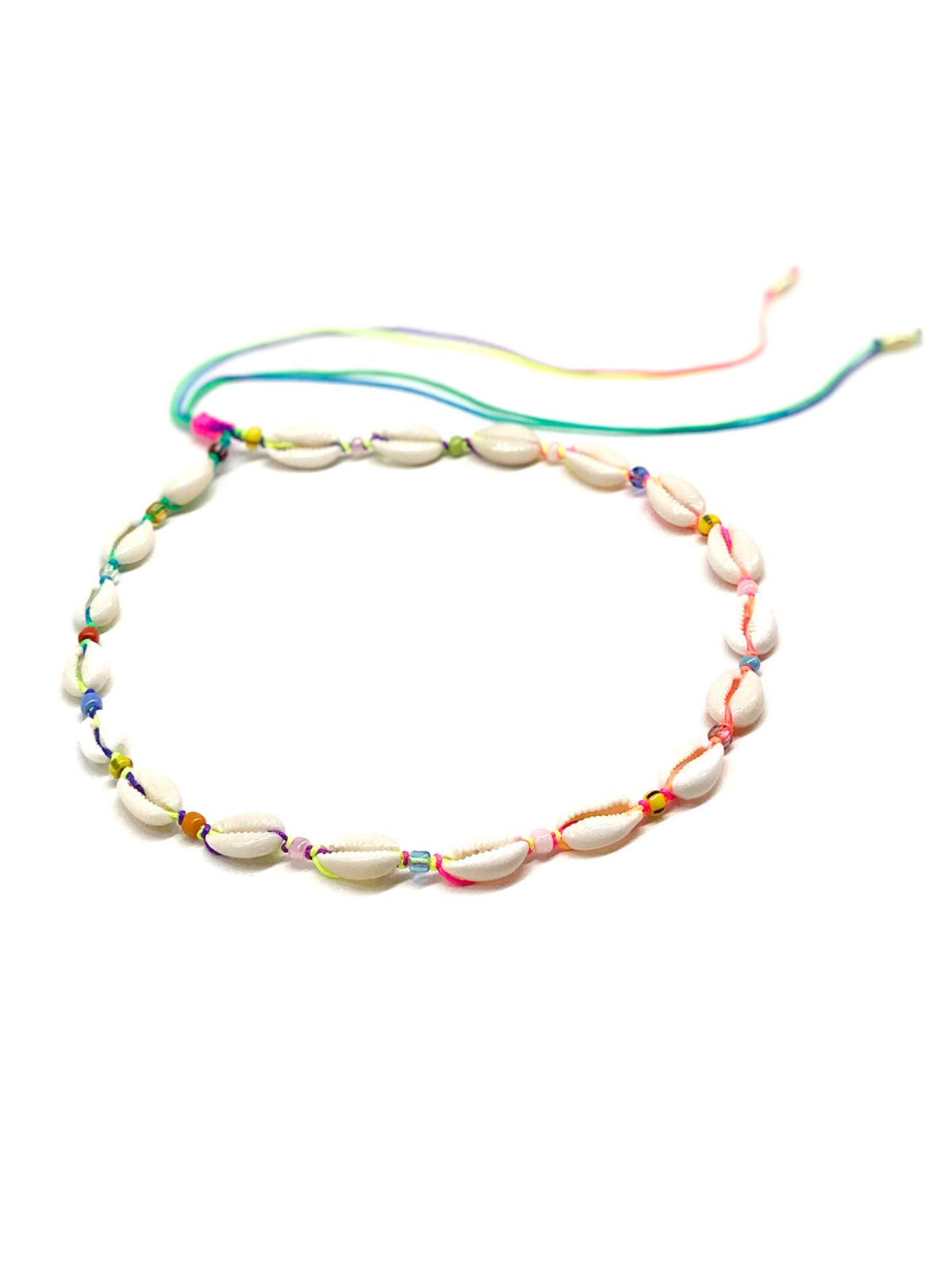 오키디루포(OCCHI DI LUPO) African multi beads & shell necklace