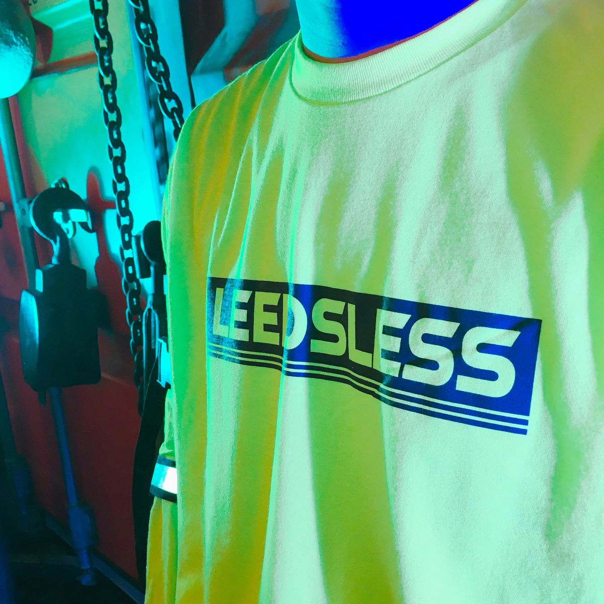 리즈리스(LEEDSLESS) 네온 롱슬리브 [네온그린]