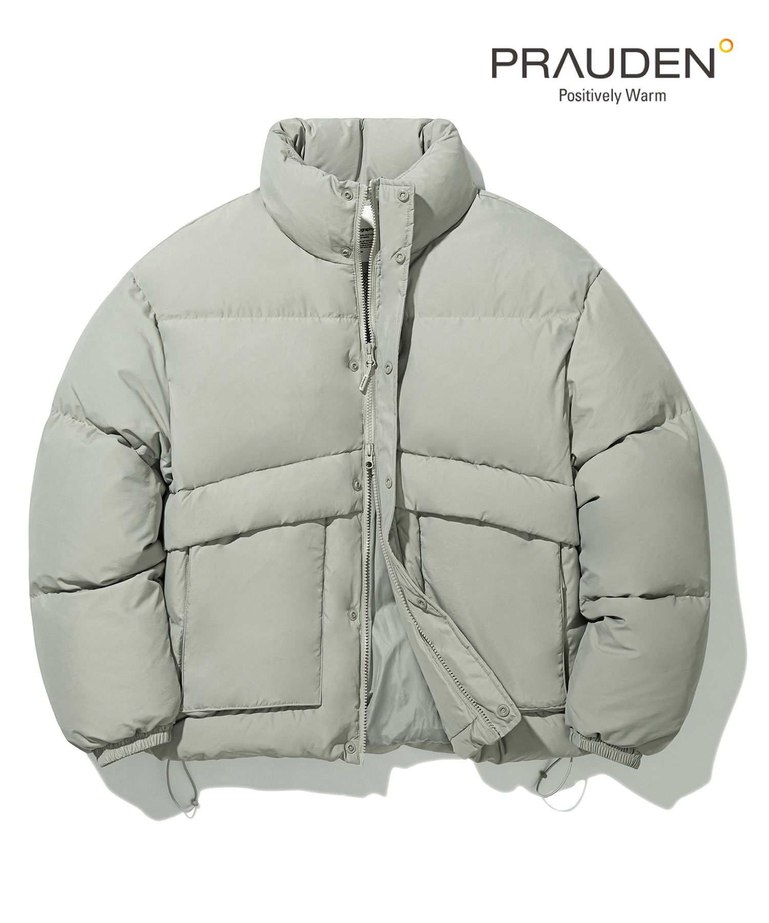 [CODEGRAPHY]★24FW★RDS Utility Duck Down Hood Short Padding 新作☆CODE GRAPHY☆RDS GLOSSY DUCK DOWN PUFFER SHORT PADDING
