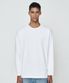 유니섹스 365 긴팔티 화이트