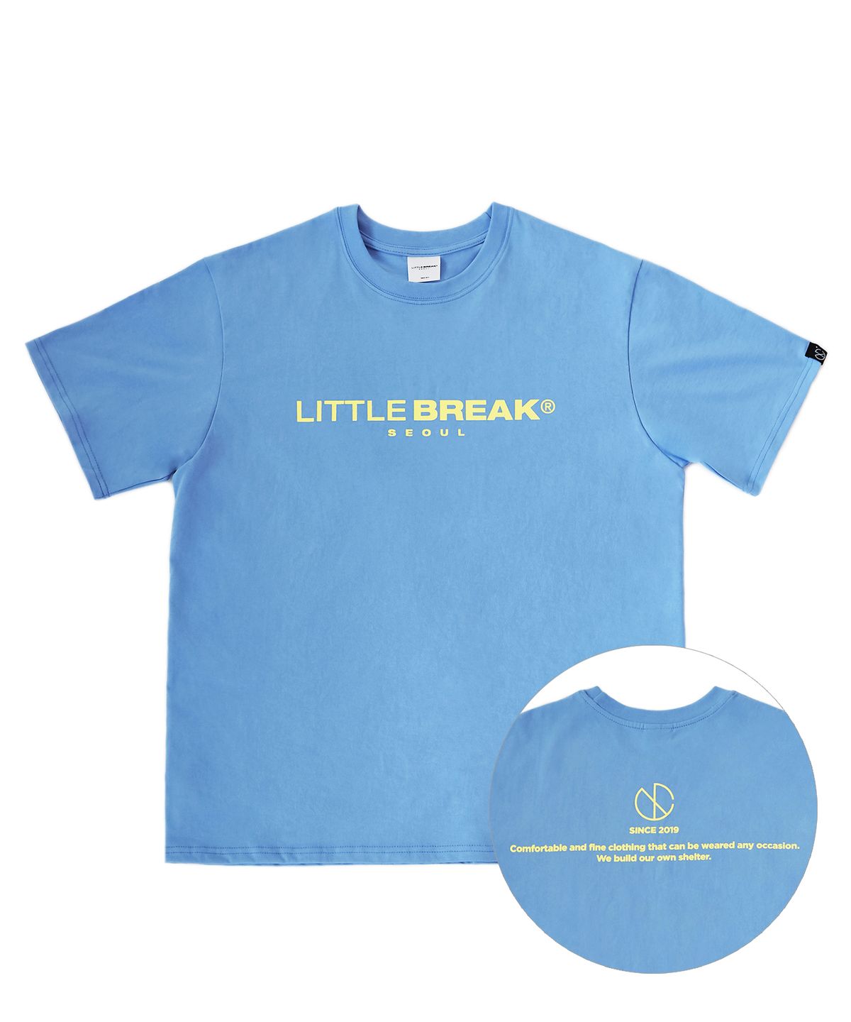 리를브레이크(LITTLE BREAK) LB 로고티 (블루)