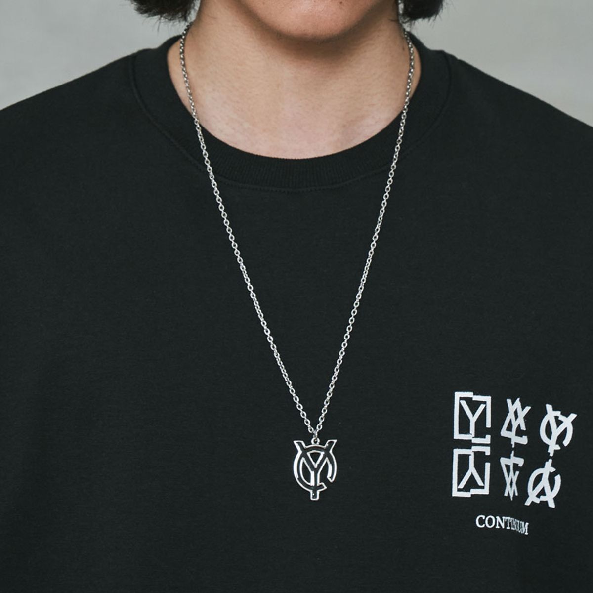 오픈야드(오와이)(OPENYARD(OY)) LOGO CHAIN NECKLACE