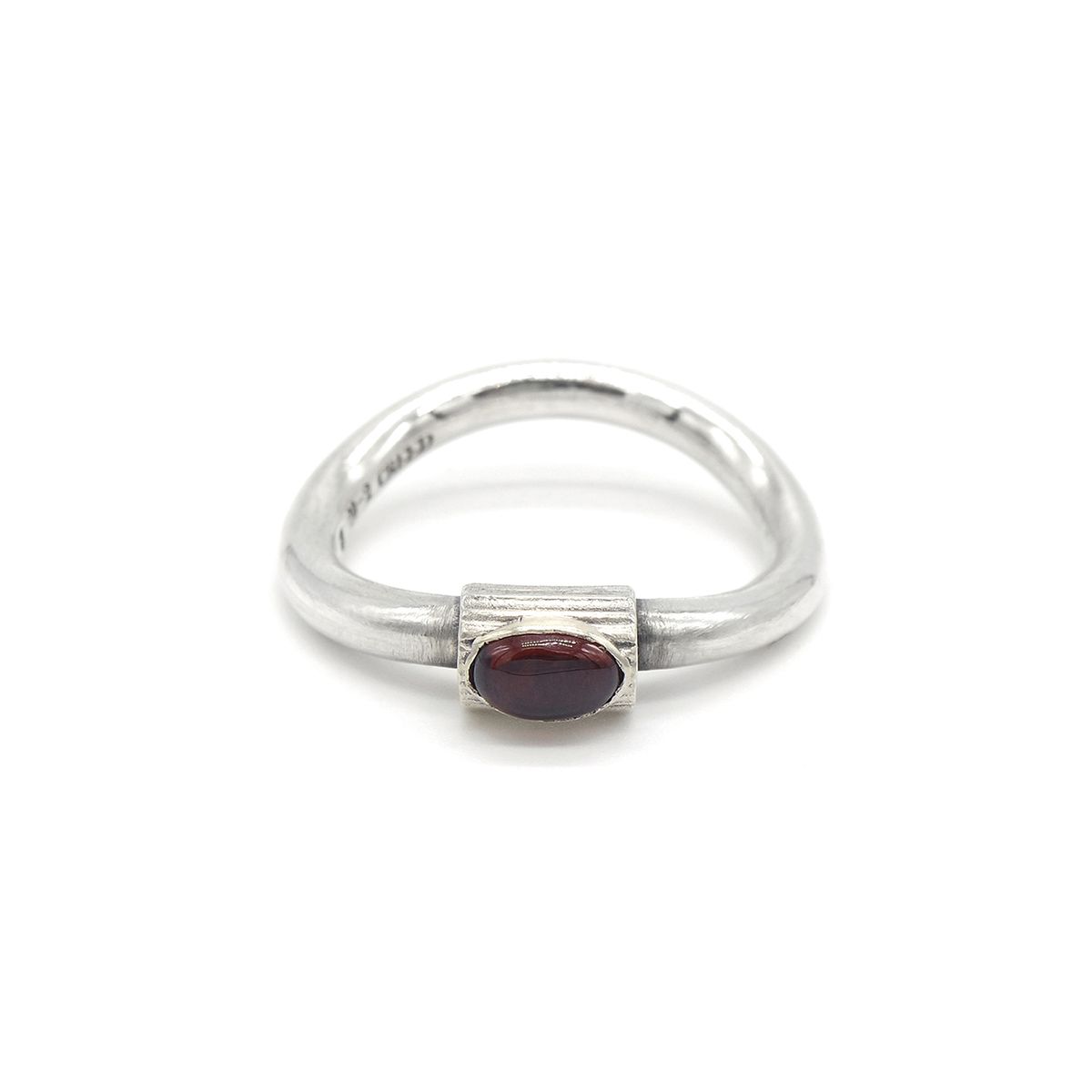 오드콜렛(ODDCOLLET) [SILVER925]texture ring (red)