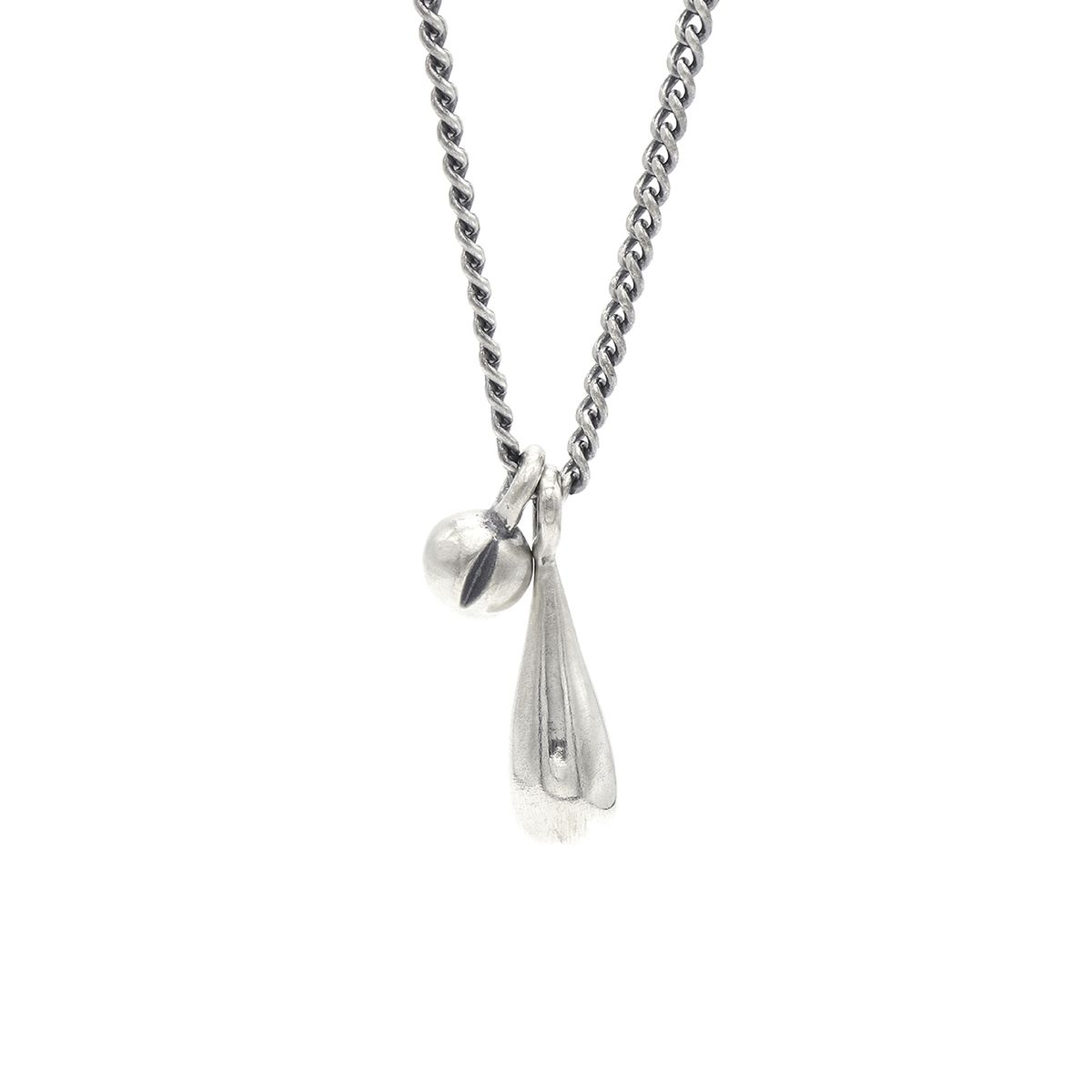오드콜렛(ODDCOLLET) [SILVER925]Tears necklace
