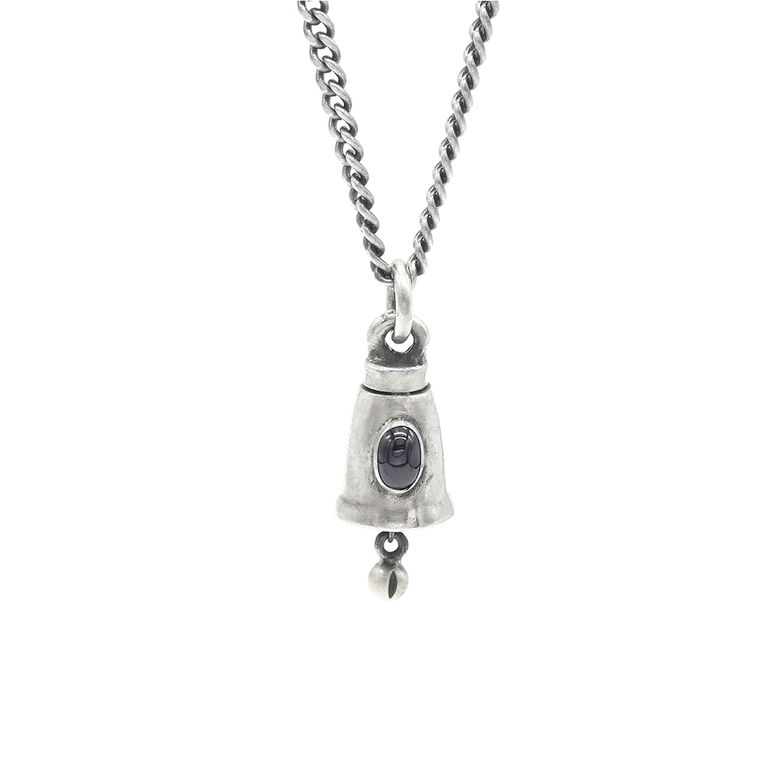 [SILVER925]Eye guardian bell (black)