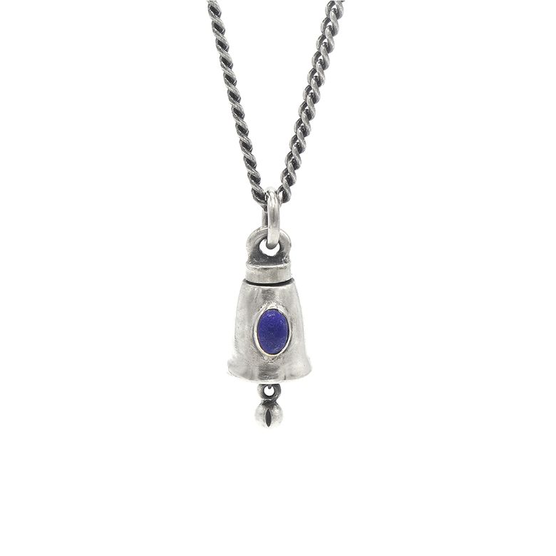 [SILVER925]Eye guardian bell (blue)