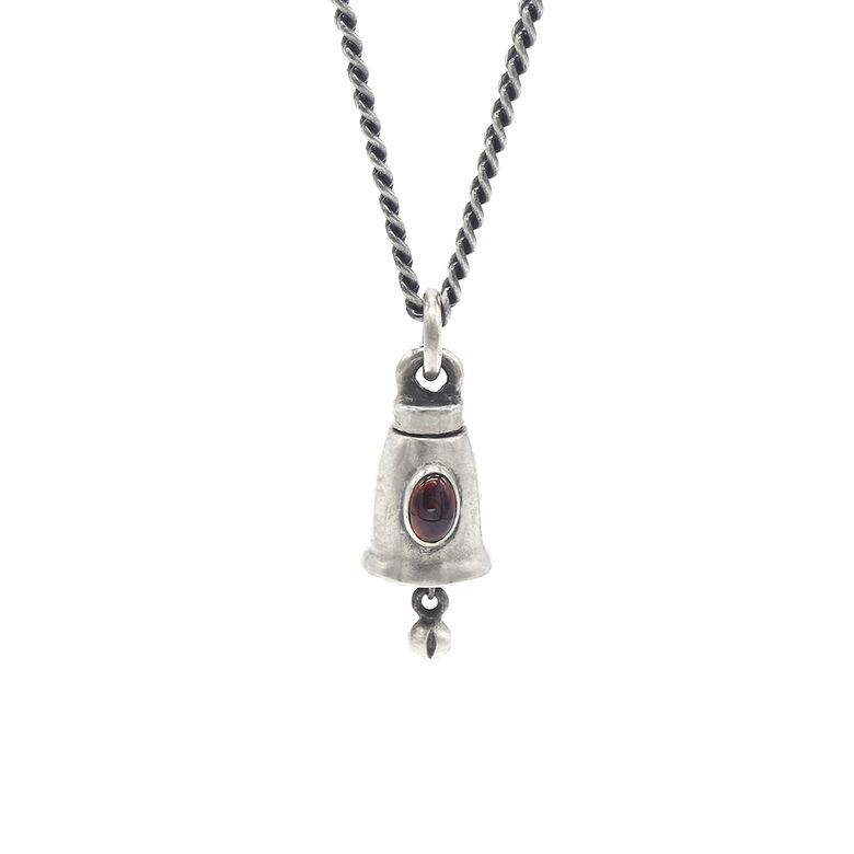 [SILVER925]Eye guardian bell (red)