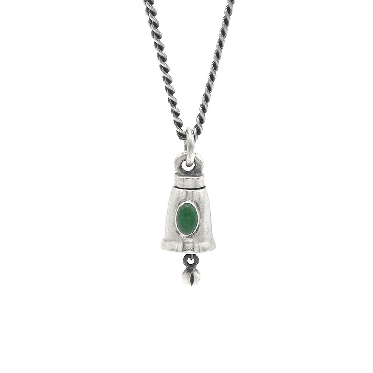 오드콜렛(ODDCOLLET) [SILVER925]Eye guardian bell (green)