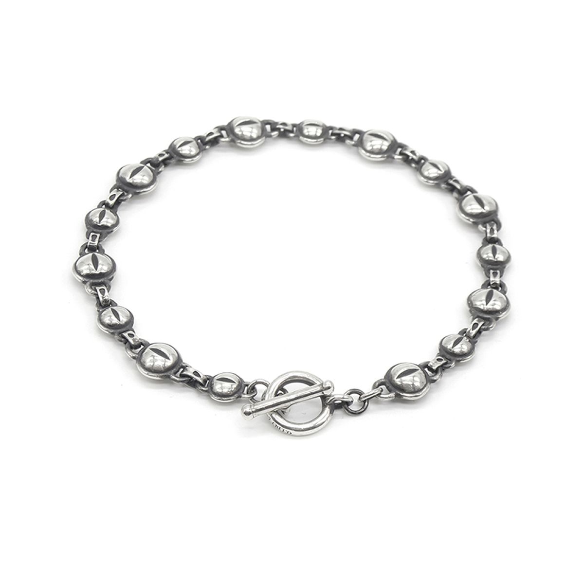 오드콜렛(ODDCOLLET) [SILVER925]Two eye bracelet