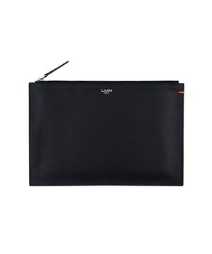 마이크로 오플 엠보 클러치-블랙