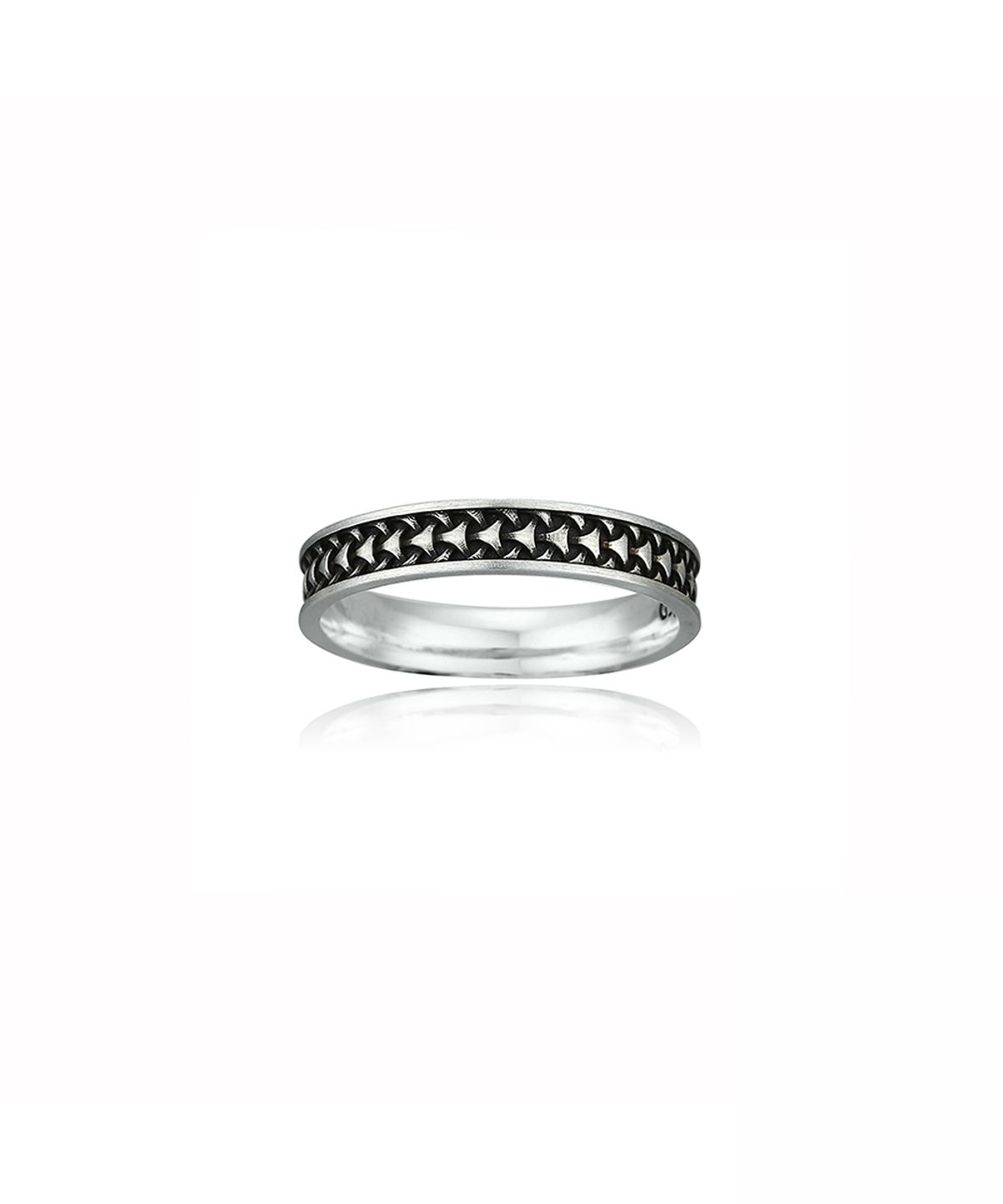 지레이드(G_RADE) Pattern Logo Layered Ring No.1