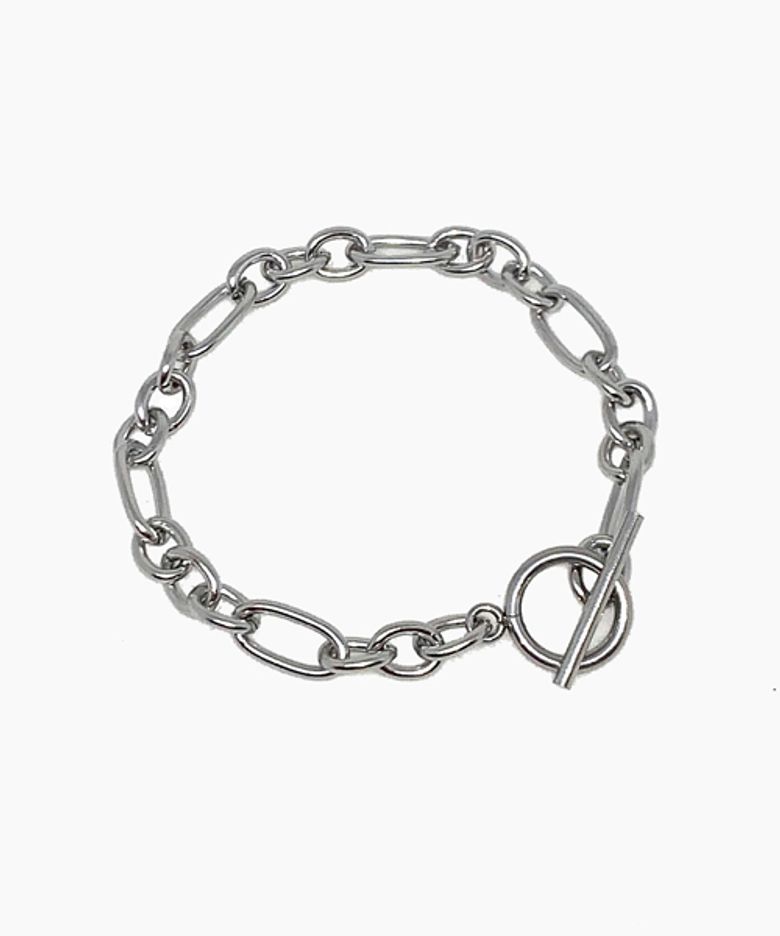 Toggle bold square mix bracelet
