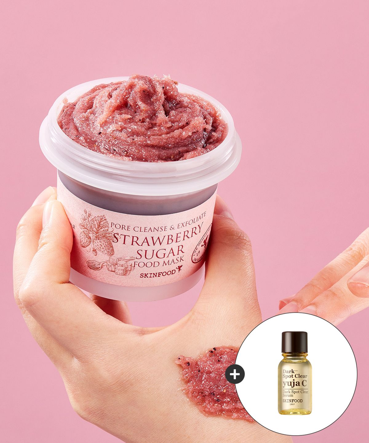 스킨푸드(SKINFOOD) [유자세럼14ml 증정] 딸기슈가 푸드마스크
