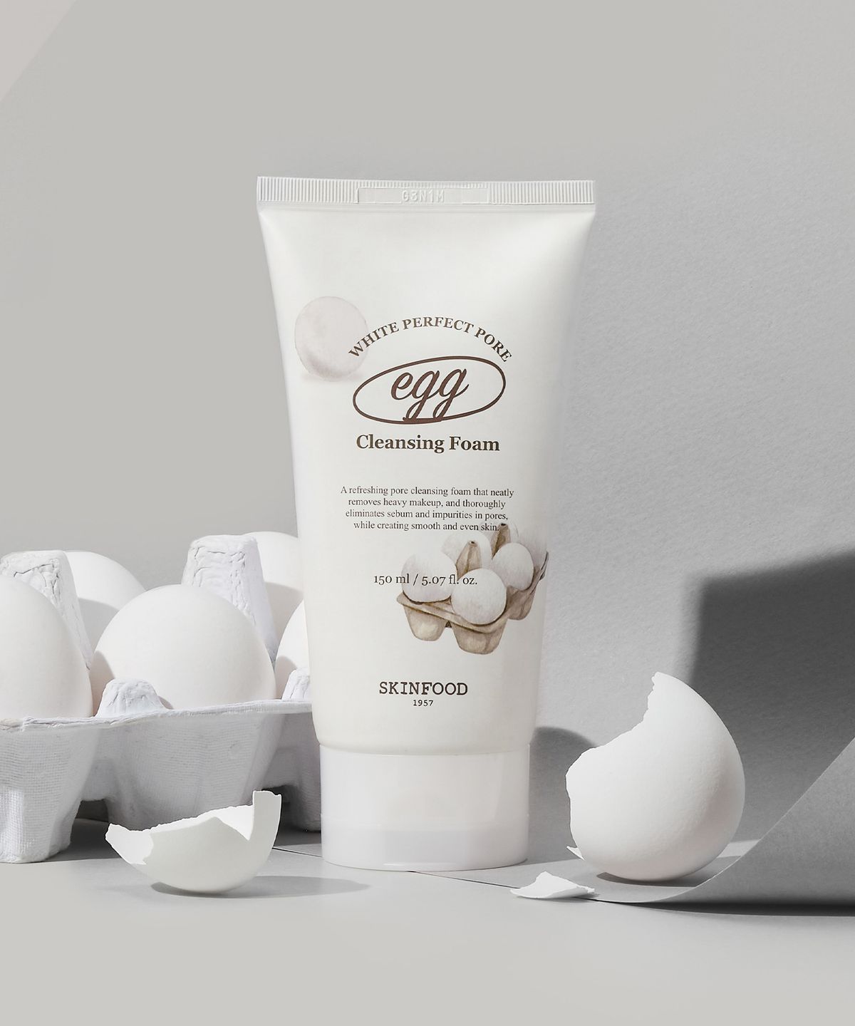 스킨푸드(SKINFOOD) 에그 화이트 퍼펙트포어 클렌징폼 150ml