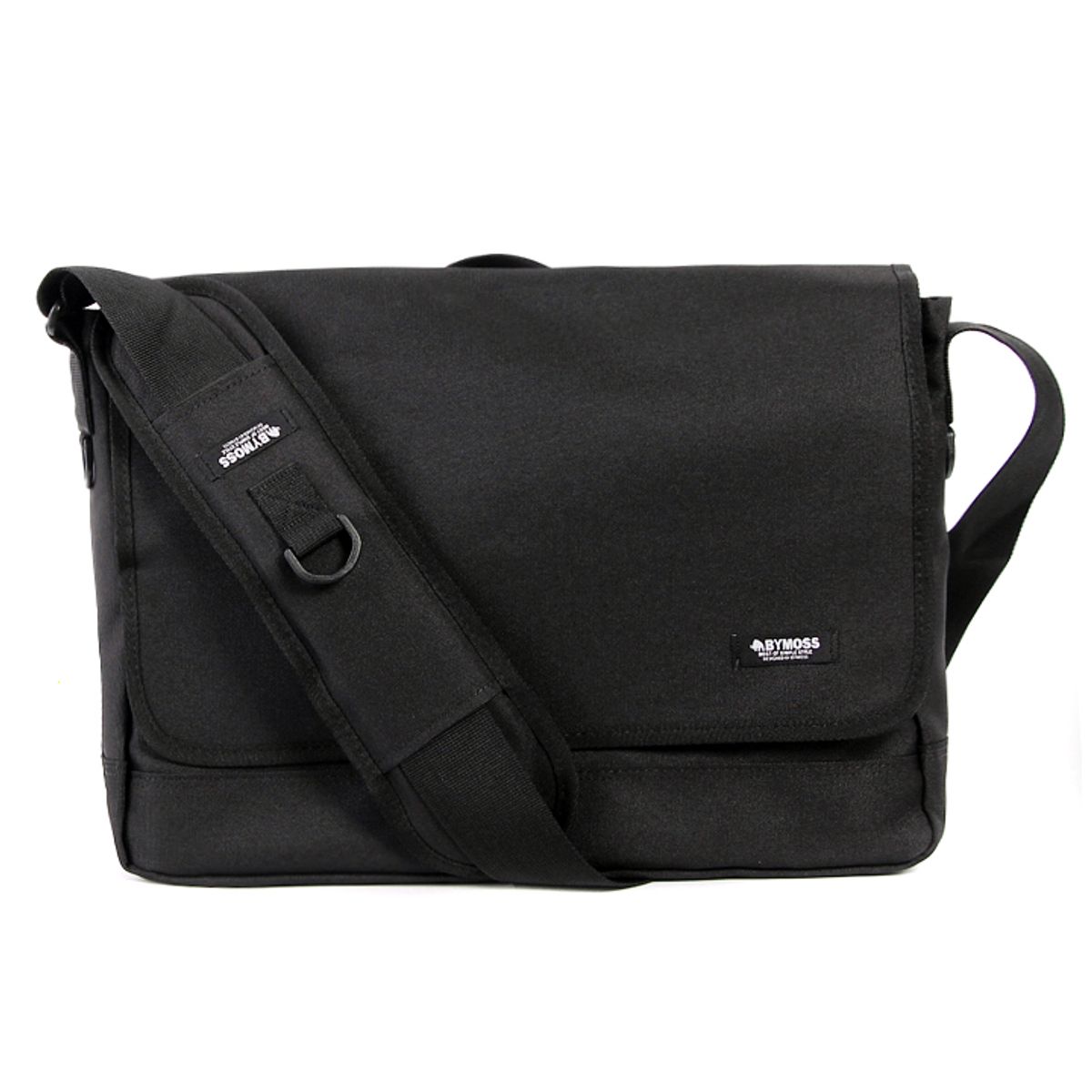 바이모스(BYMOSS) 스퀘어 메신저백10탄 - 블랙(2020)