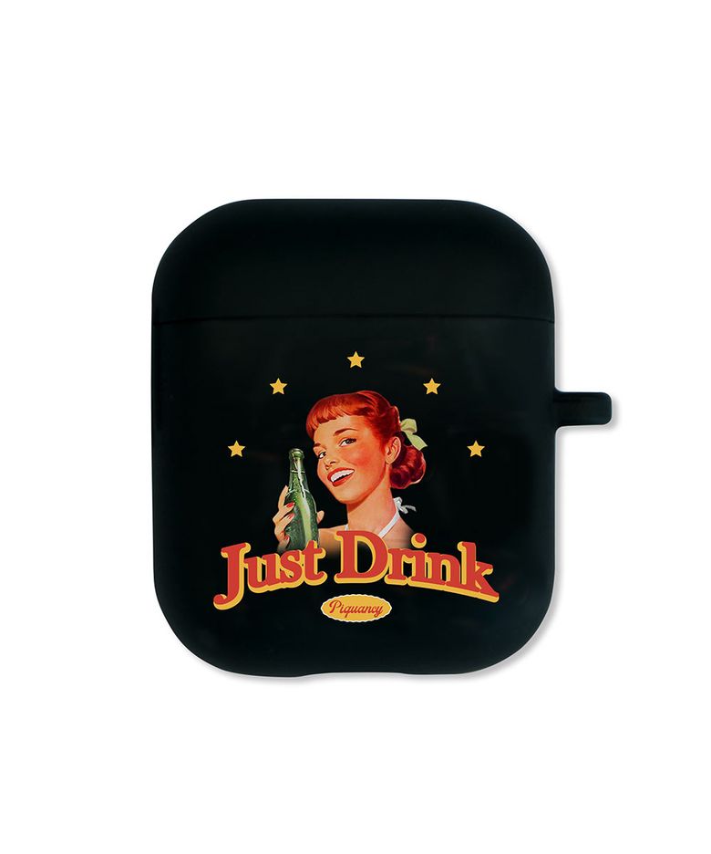 Just Drink Airpods Case(BLACK)