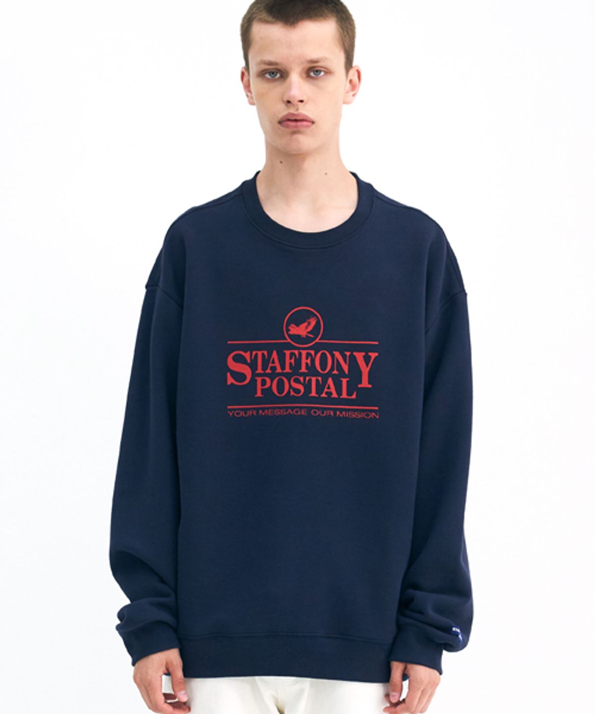 스텝온리(STAFFONLY) EAGLE SWEATSHIRT (NAVY)