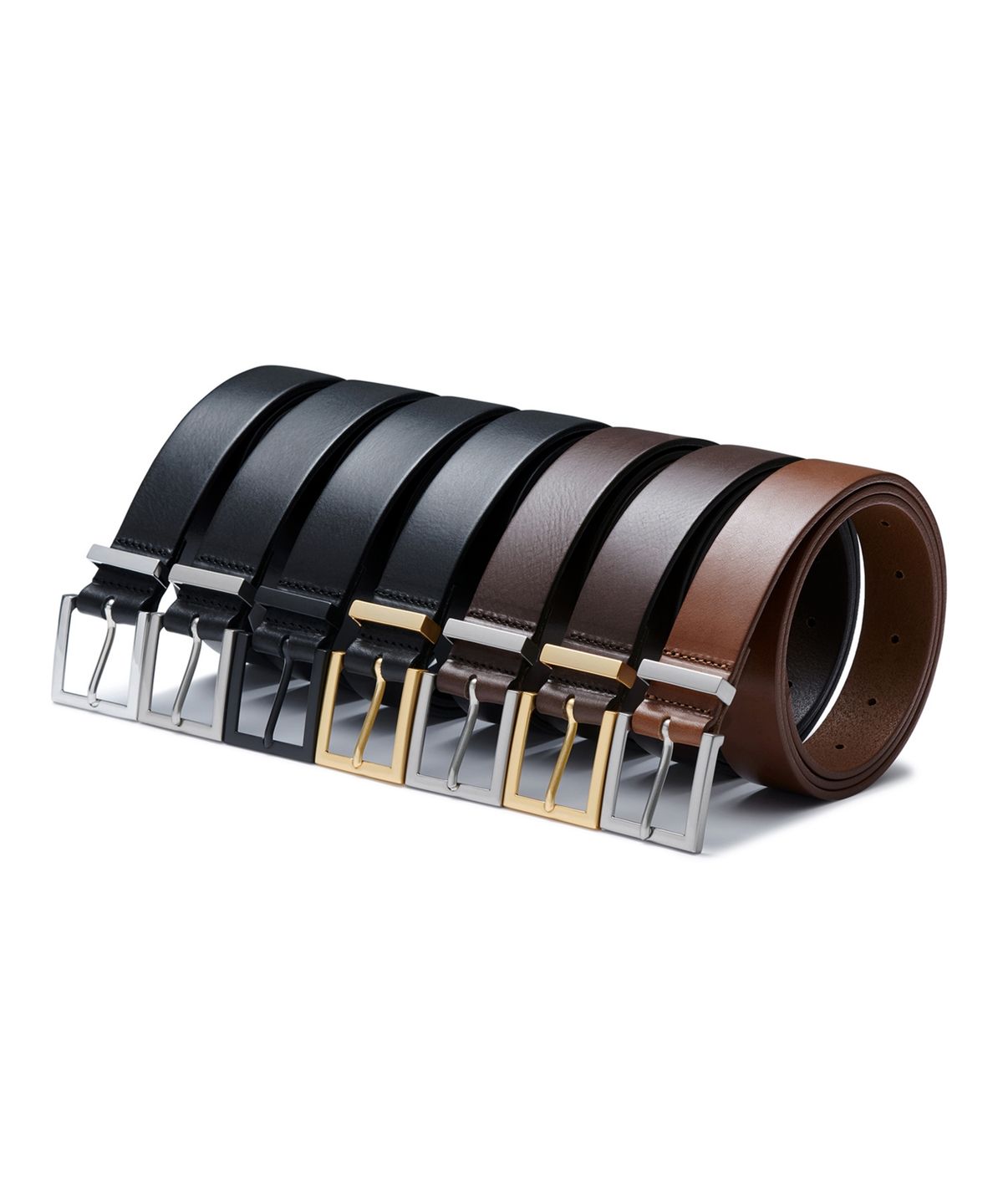 무신사 스탠다드(MUSINSA STANDARD) 스퀘어 이탈리안 레더 벨트_30mm