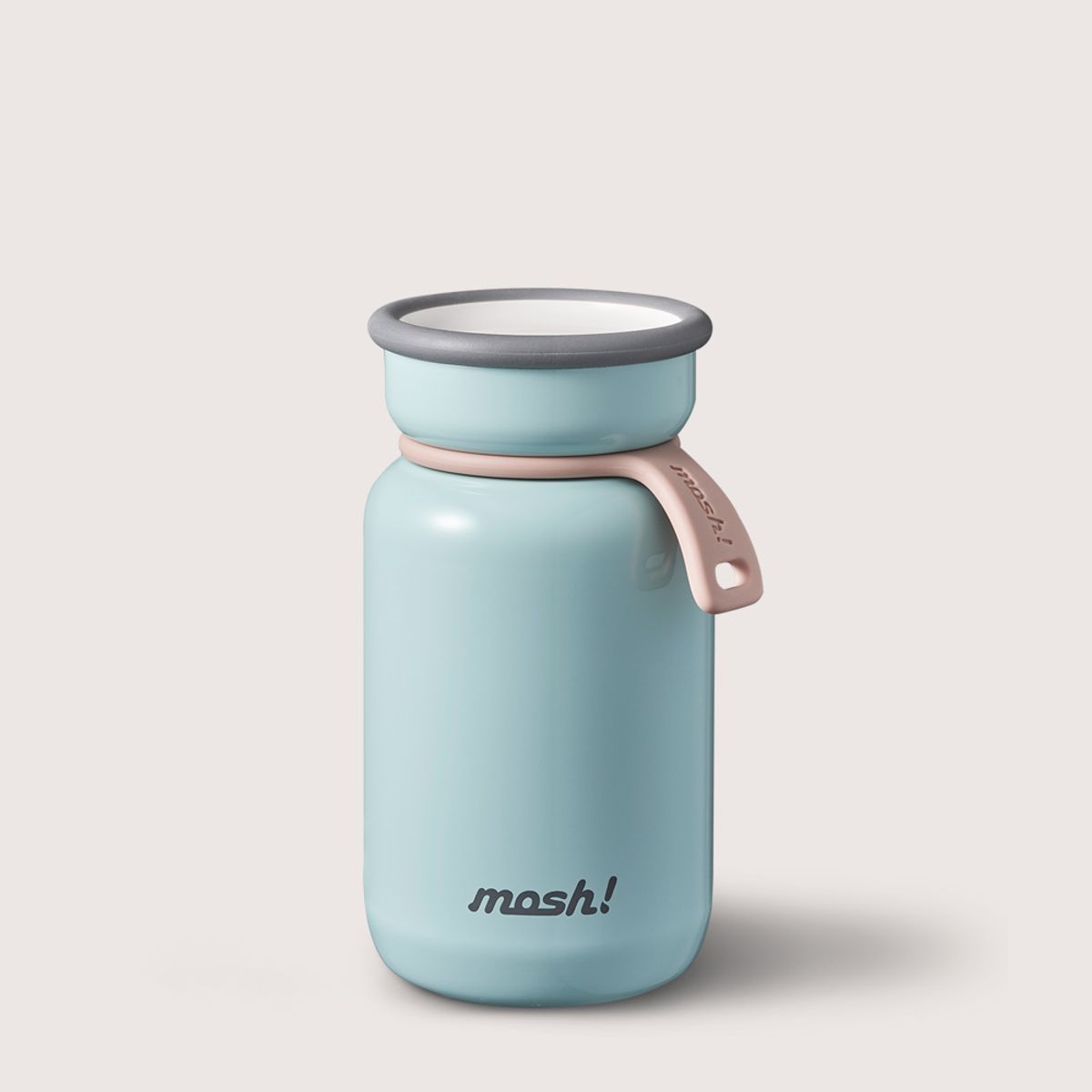 모슈(MOSH) 보온보냉 라떼 미니 텀블러 200ml 스카이