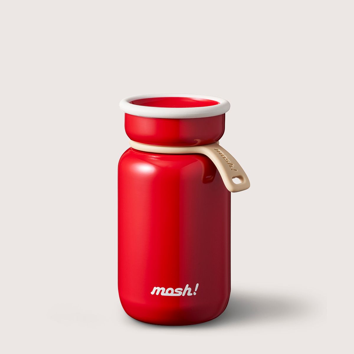 모슈(MOSH) 보온보냉 라떼 미니 텀블러 200ml 레드