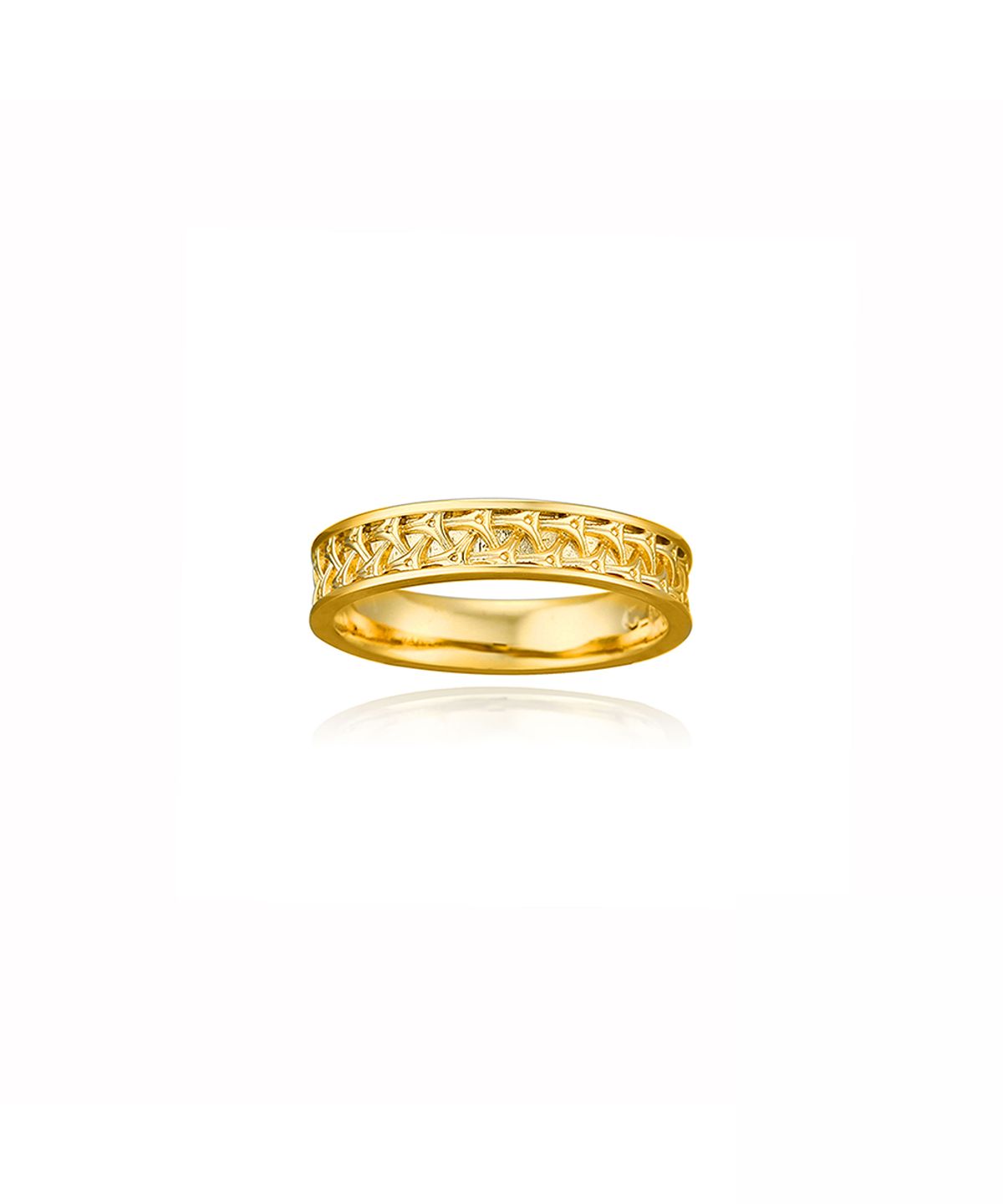 지레이드(G_RADE) Pattern Logo Layered Ring Plating Ver No.2