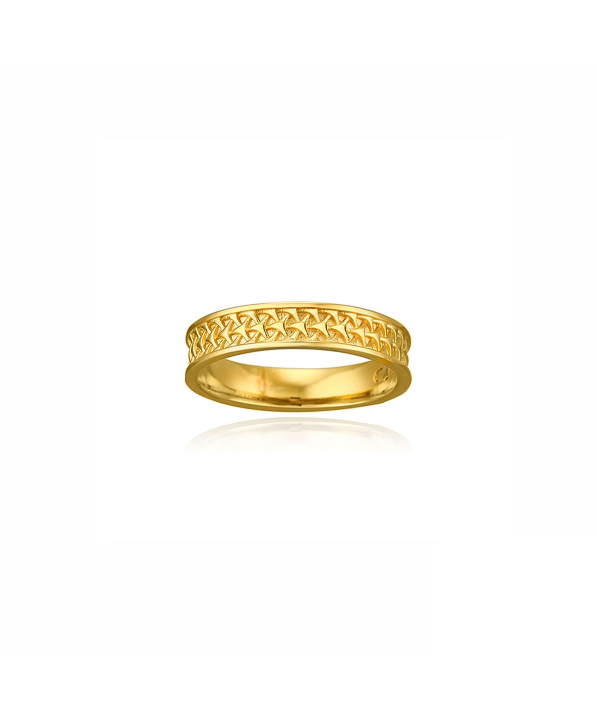 지레이드(G_RADE) Pattern Logo Layered Ring Plating Ver No.1