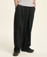 Deep One Tuck Sweat Pants [Black]