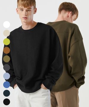 [패키지] 에센셜 절개 오버핏 맨투맨