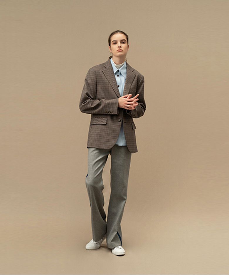 ACW-PTJ203-10 GRADY TAPE BOOTS CUT PANTS (Grey)