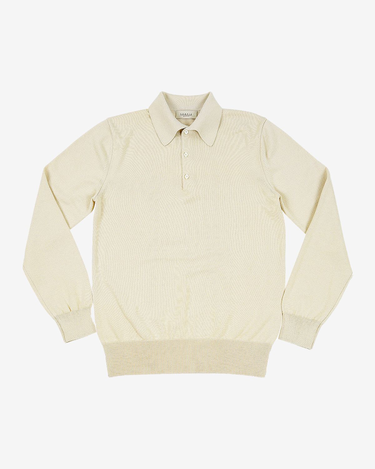 솔티(SORTIE) 14gg Polo Collar Knit (Beige)