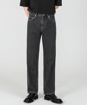 1967 JET BLACK JEANS [WIDE STRAIGHT]